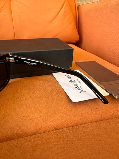 Saint Laurent SLM31 Black Square Sunglasses