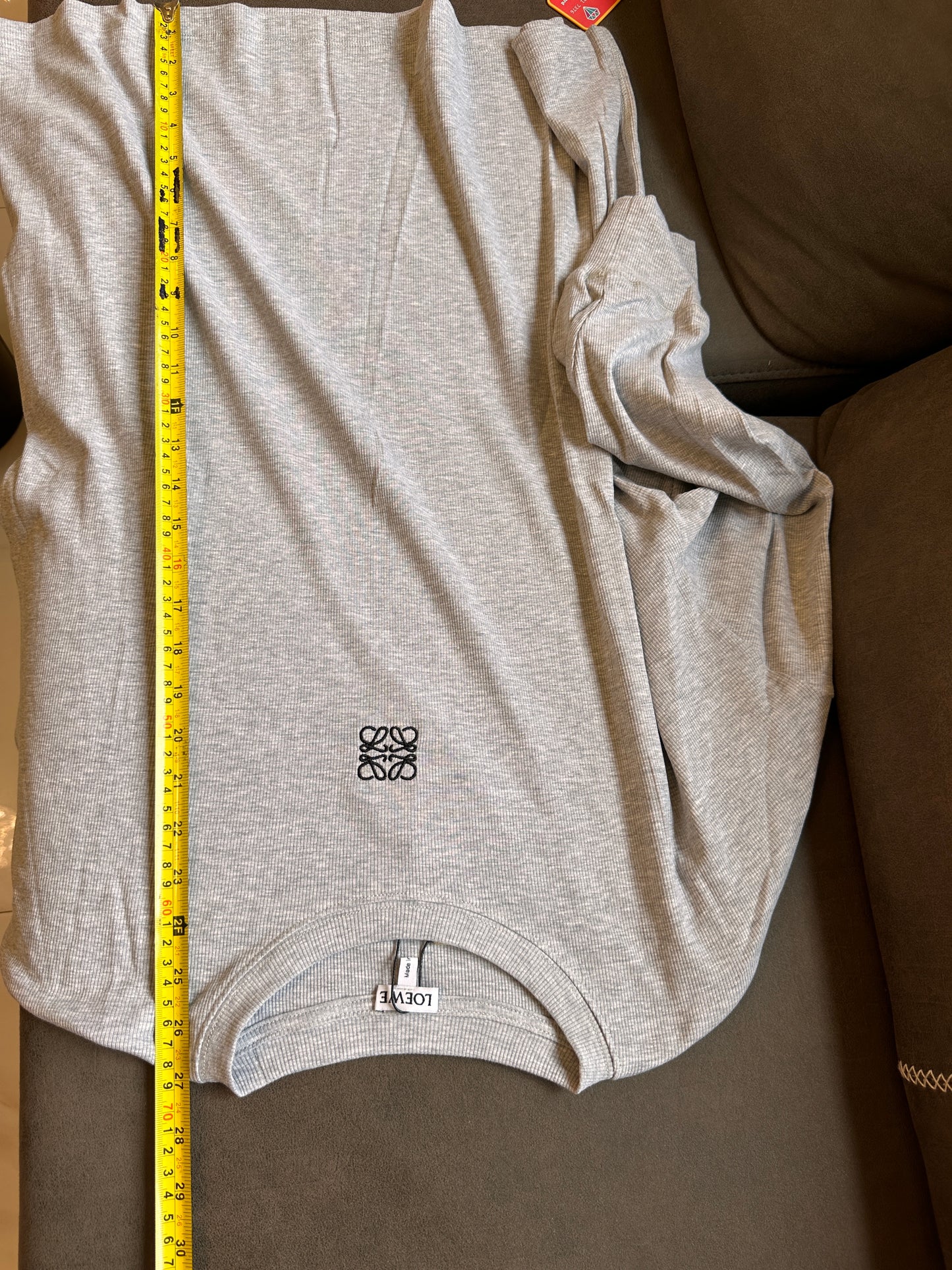 Camiseta de manga larga con bordado Anagrama de Loewe