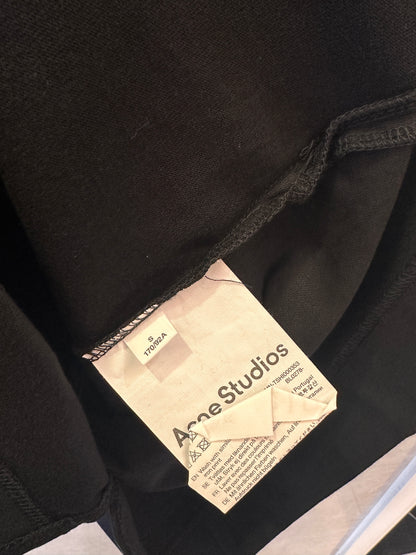 Acne Studios Black Oversized Logo T-shirt
