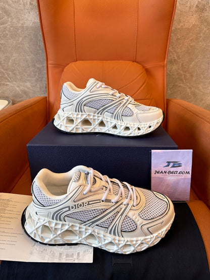 Zapatillas blancas de malla Dior B30