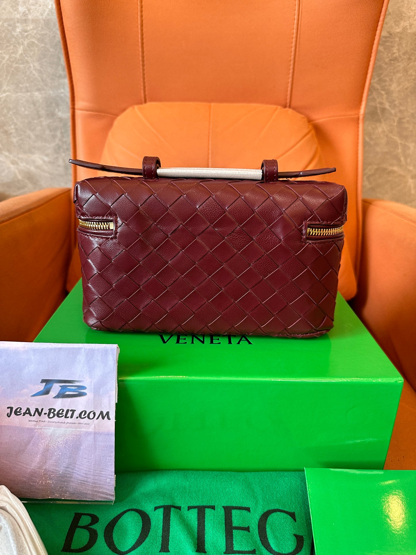 Bottega Veneta Intrecciato Leather Vanity Case