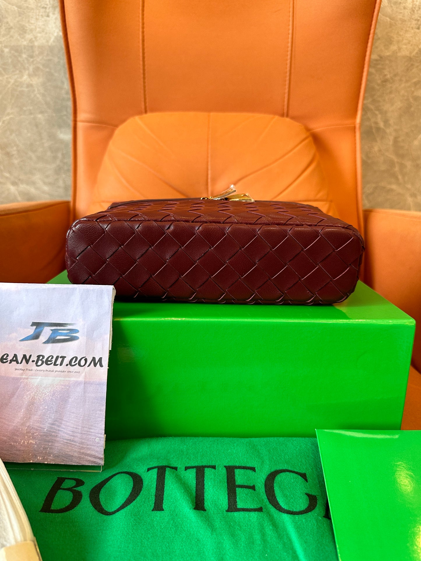 Bottega Veneta Intrecciato Leather Vanity Case