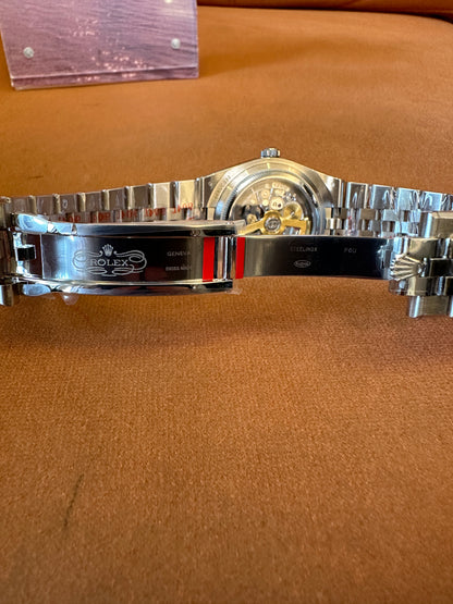 Rolex Datejust Ice Blue Mosaic Dial – Jubilee Bracelet