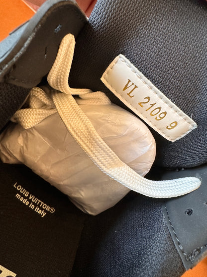 Louis Vuitton LV Trainer Sneaker - Black Monogram Embossed Leather