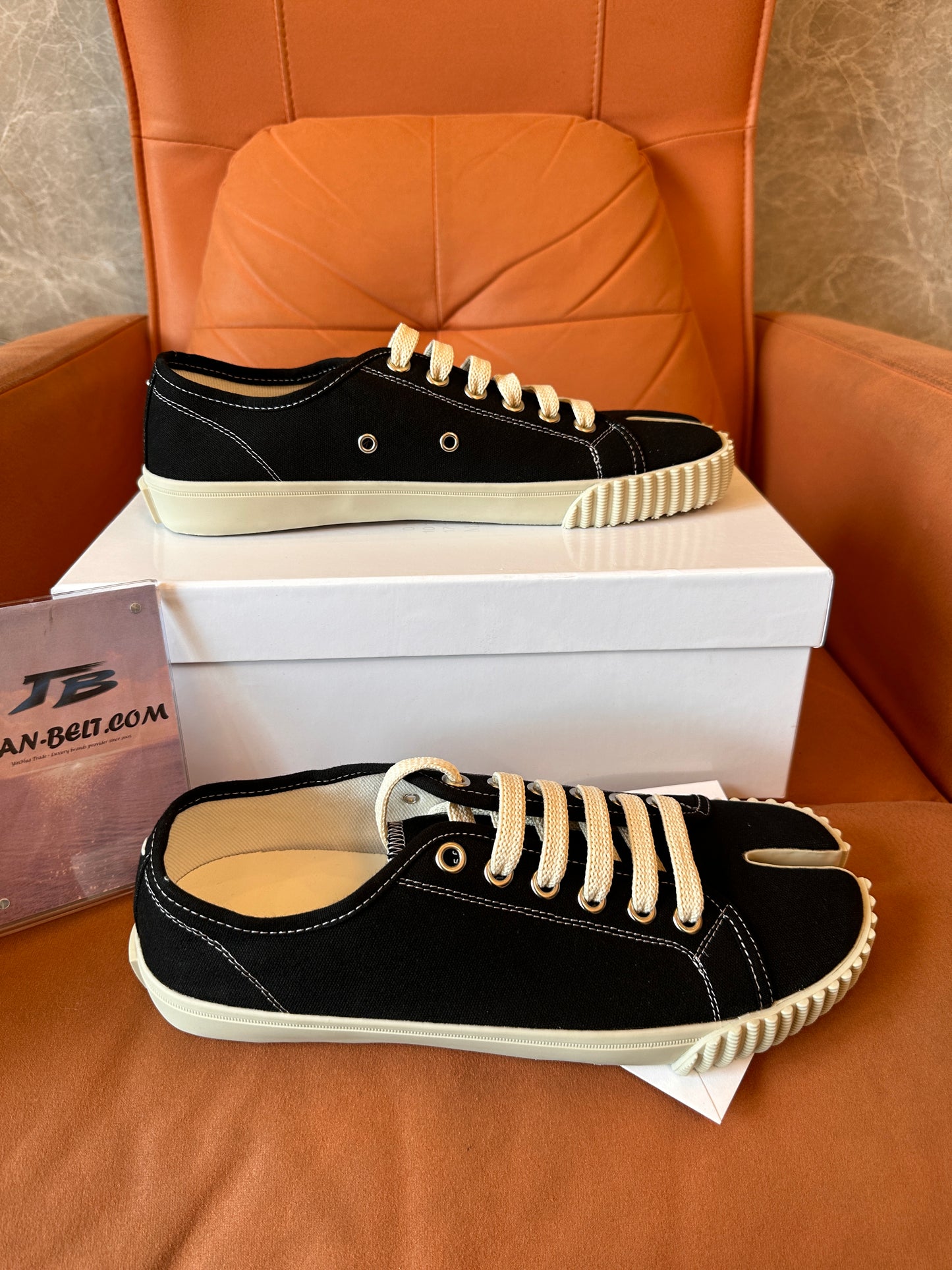 Maison Margiela Tabi Split-Toe Canvas Sneakers
