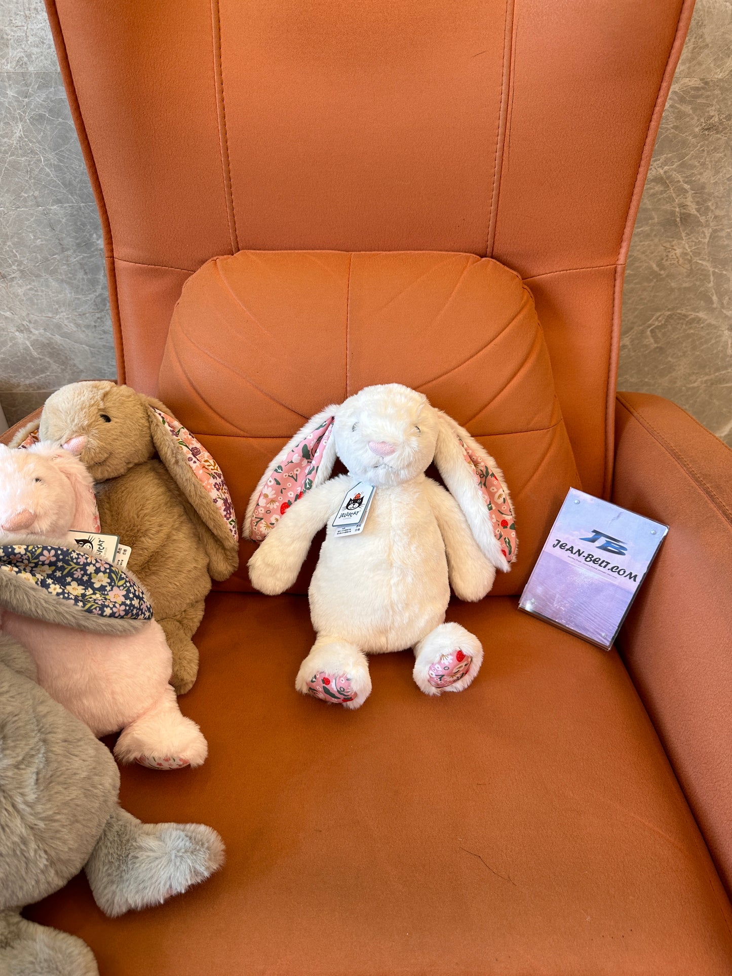 Jellycat Blossom Bunny Peluche – Coelha Macia com Orelhas Florais