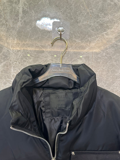 Prada Re-Nylon Down Jacket Black