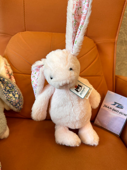Jellycat Blossom Bunny Peluche – Coelha Macia com Orelhas Florais