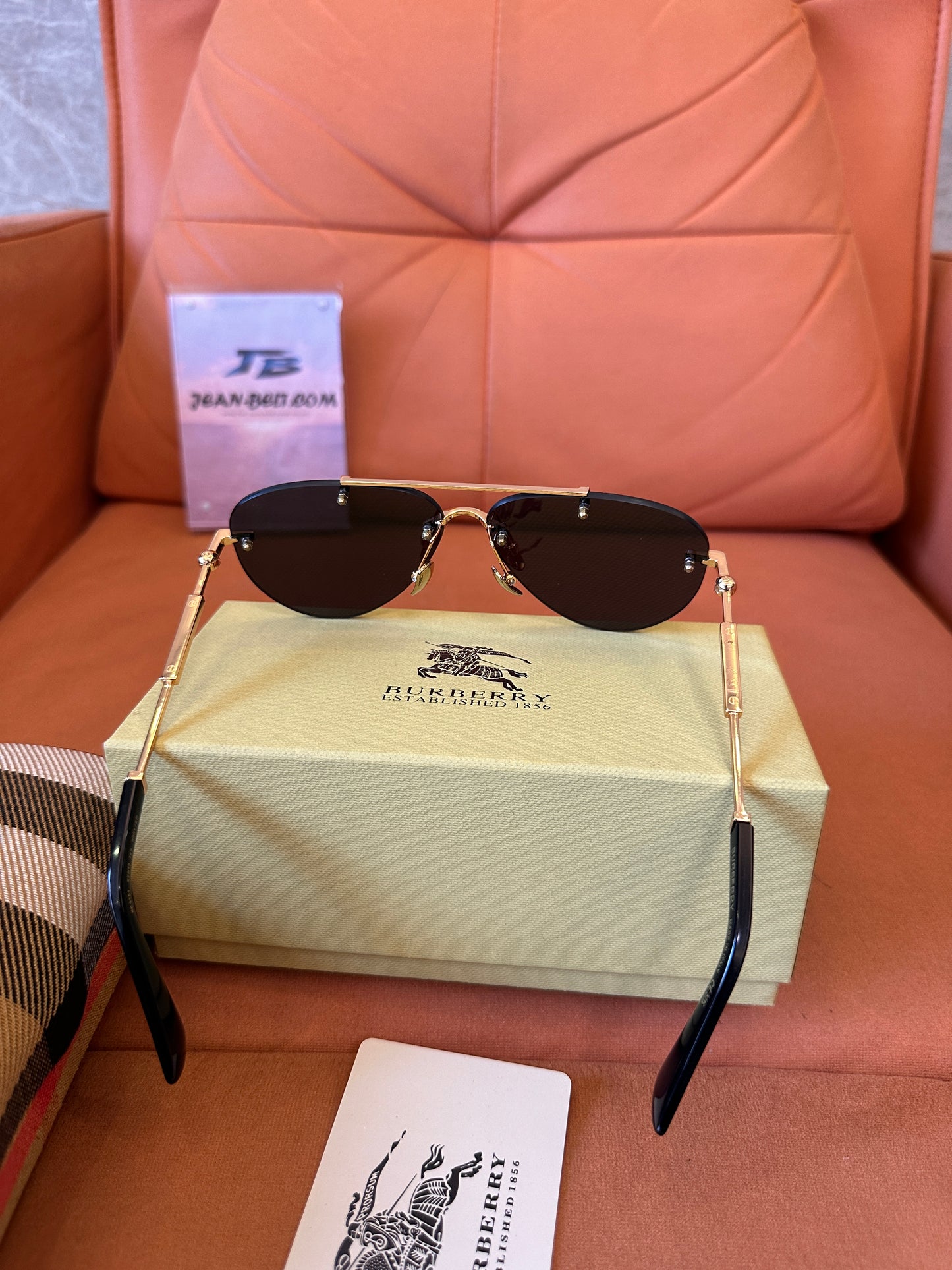 Burberry BE3151 3001/8G Aviator Sunglasses