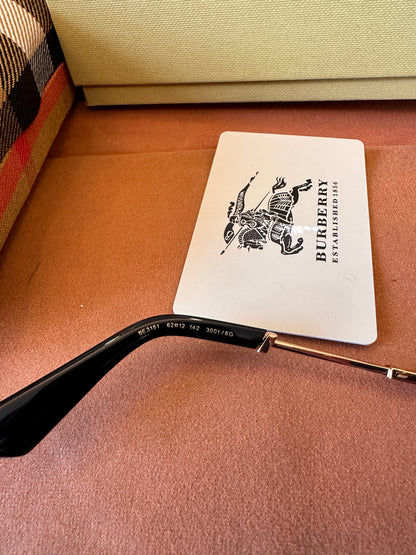 Burberry BE3151 3001/8G Aviator Sunglasses