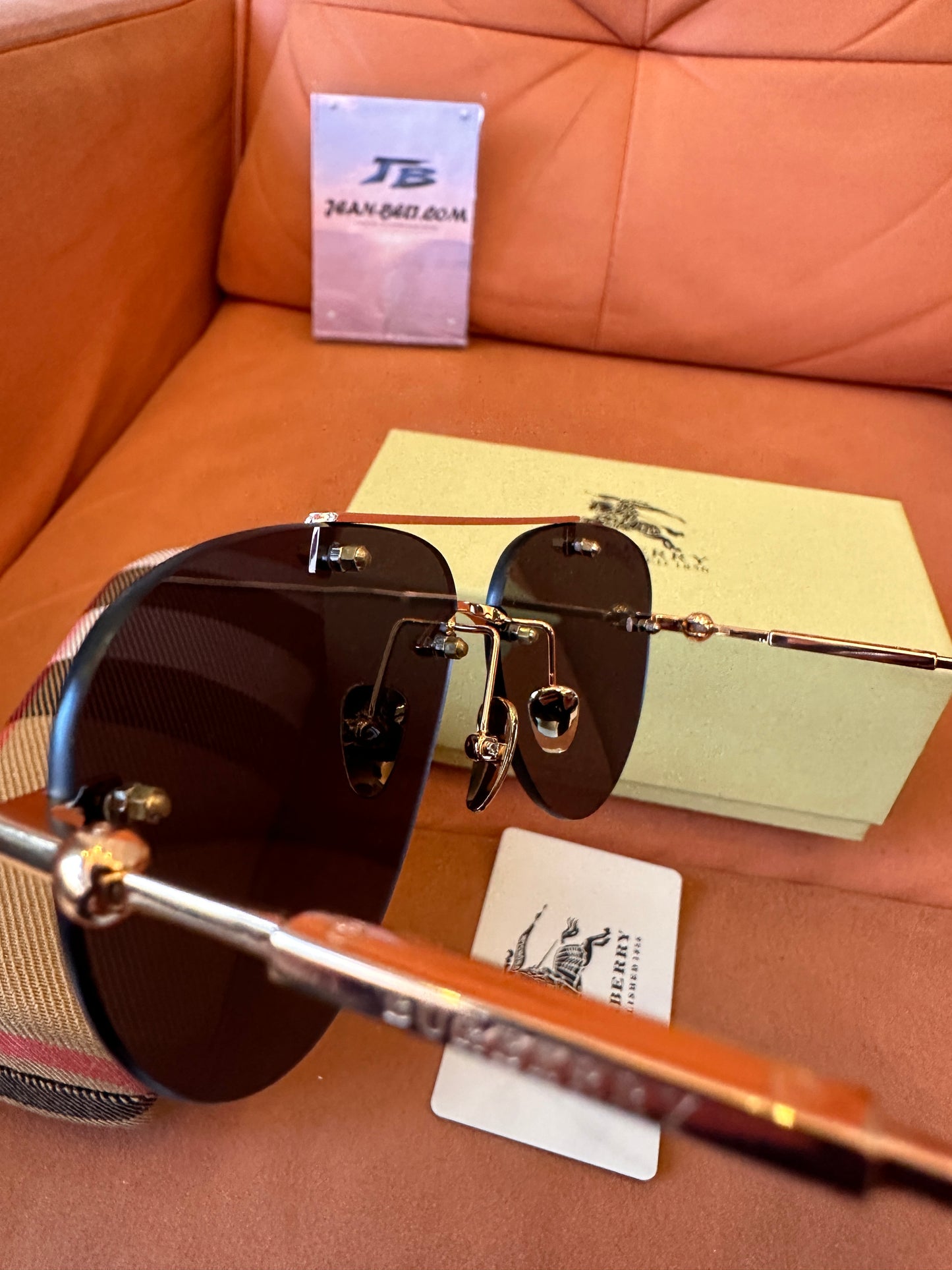 Burberry BE3151 3001/8G Aviator Sunglasses