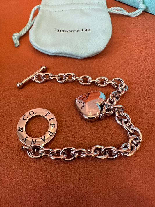 Tiffany & Co. Return to Tiffany™ Heart Tag Toggle Bracelet in Sterling Silver