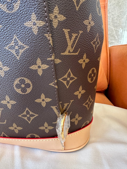 Louis Vuitton Montsouris Backpack – Monogram Canvas with Natural Leather Trim