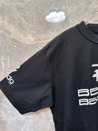 Balenciaga Oversized Logo Print T-shirt – Black