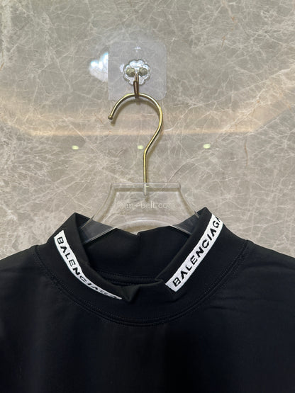 Balenciaga Multi-Logo Racing Print Black T-Shirt