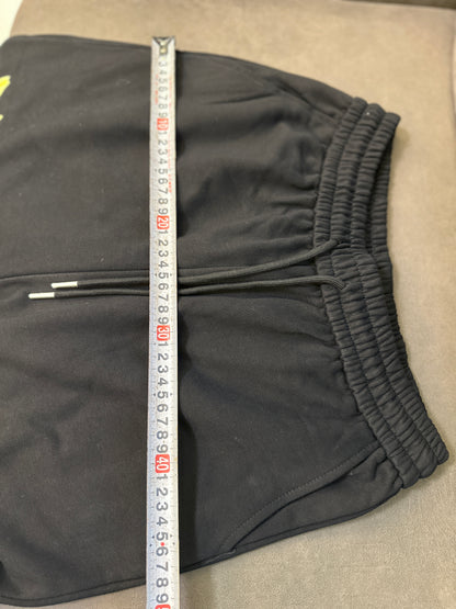 Pantalones cortos unisex de jersey de algodón negro de Balenciaga