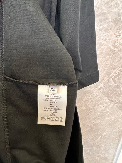 Fendi Black Logo T-shirt with "Fendi Roma" Graphic