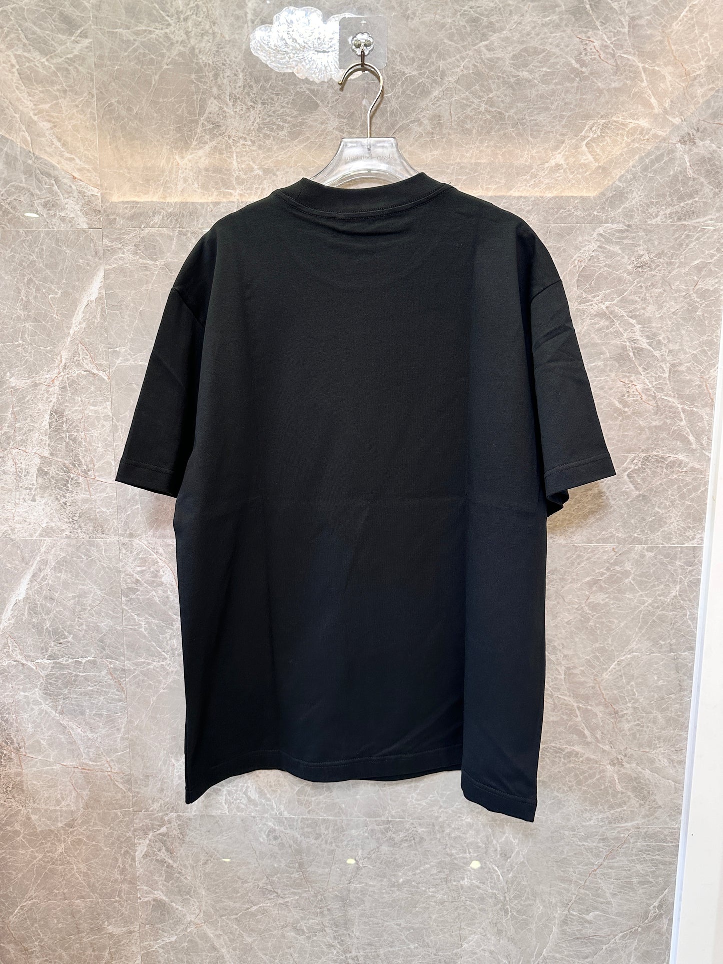 Fendi Black Logo T-shirt with "Fendi Roma" Graphic