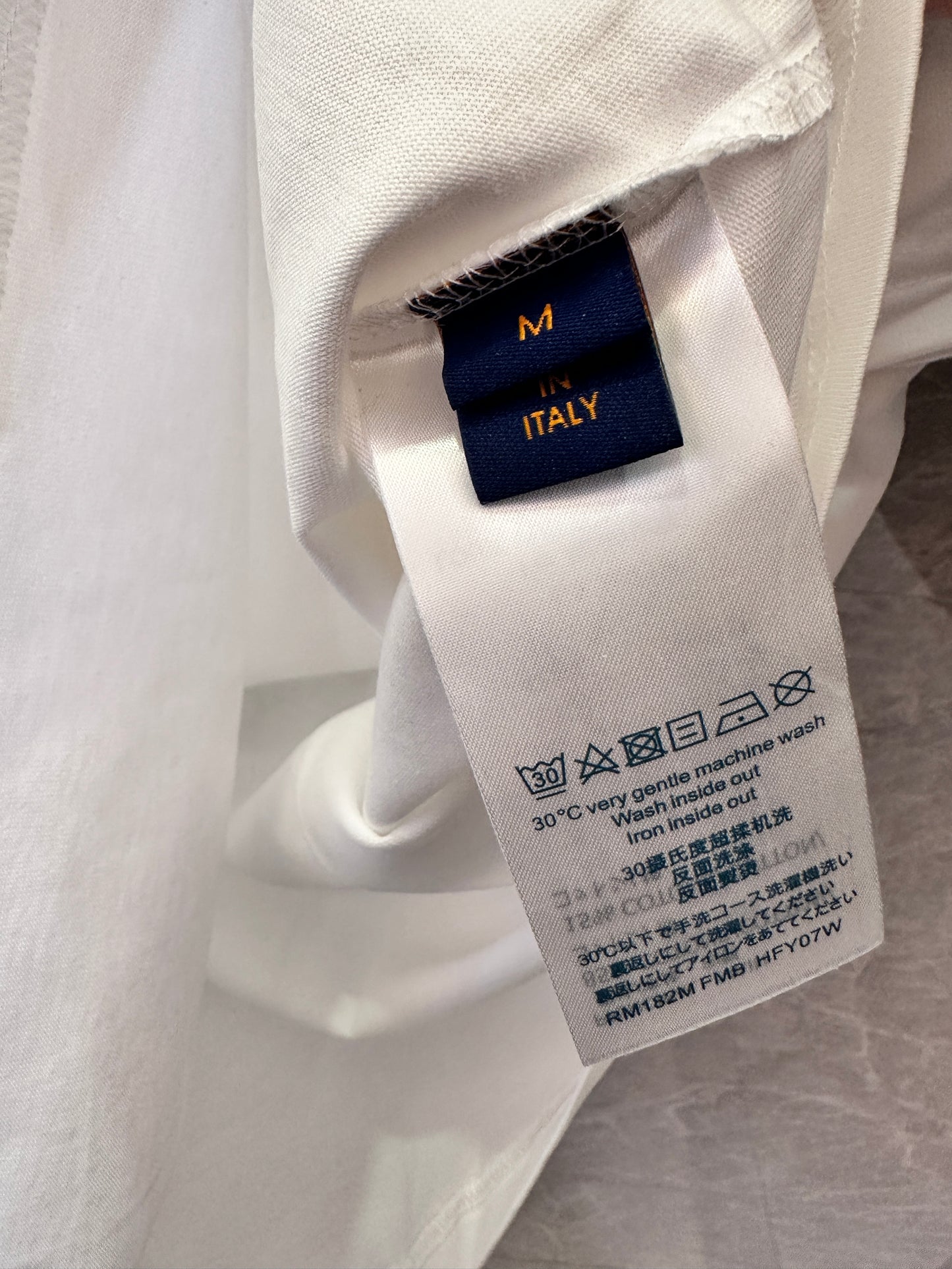 Louis Vuitton White Cotton T-shirt