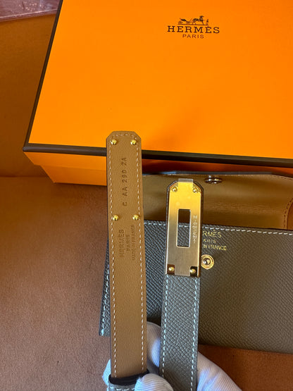 Hermès Mini Epsom Leather Belt Bag – Grey
