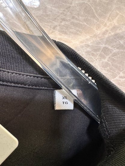 Burberry Black T-shirt with Chenille B Patch