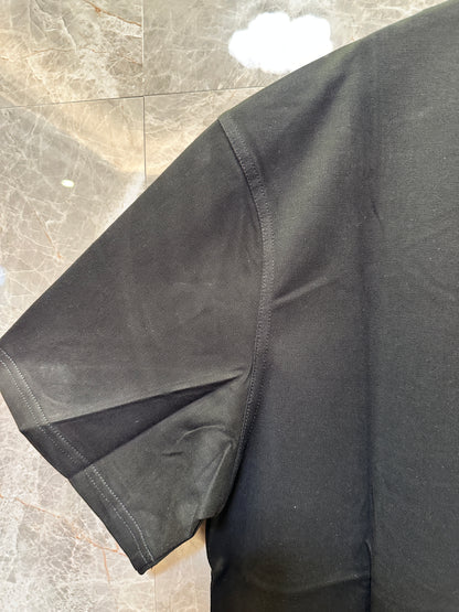 Burberry Black T-shirt with Chenille B Patch