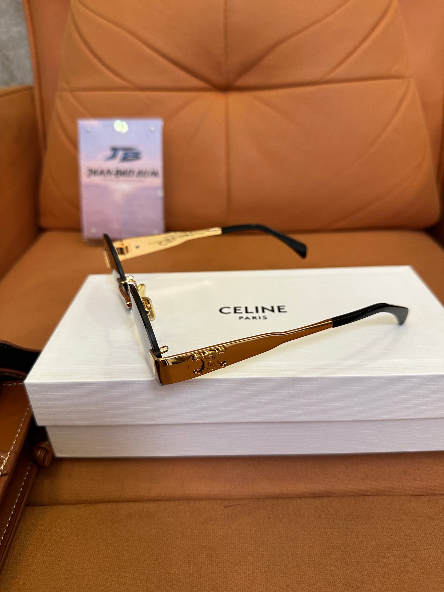 Óculos de sol Celine CL42121U - dourado e preto