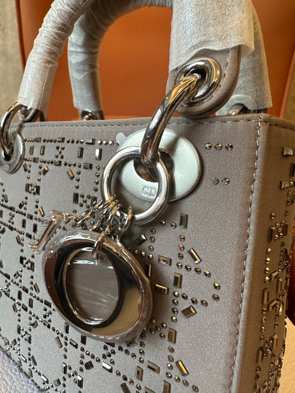 Bolso Dior Lady Dior de piel de becerro cannage con micro tachuelas