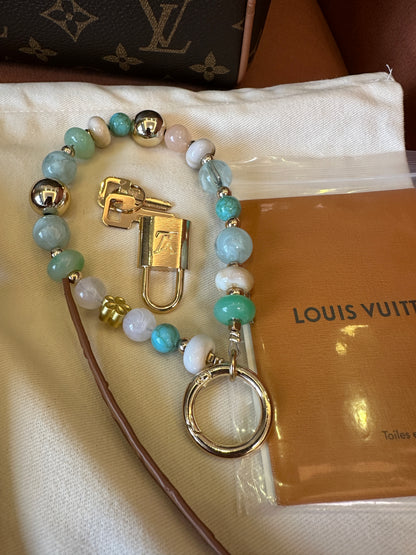 Bolsa de viaje Louis Vuitton Keepall Bandoulière de lona con monograma