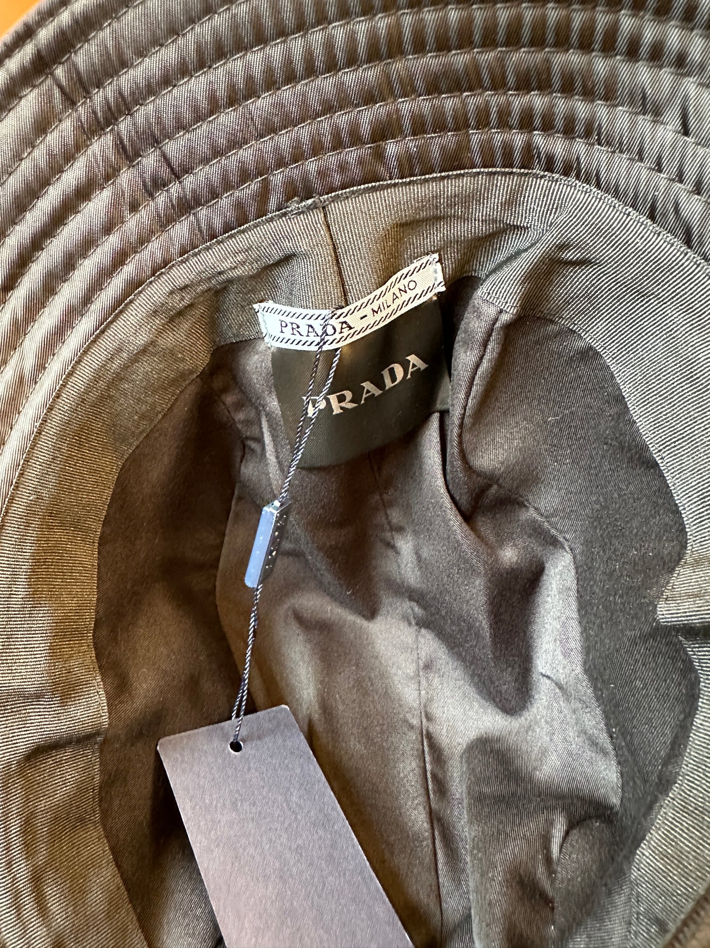 Prada Re-Nylon Mesh Panel Bucket Hat