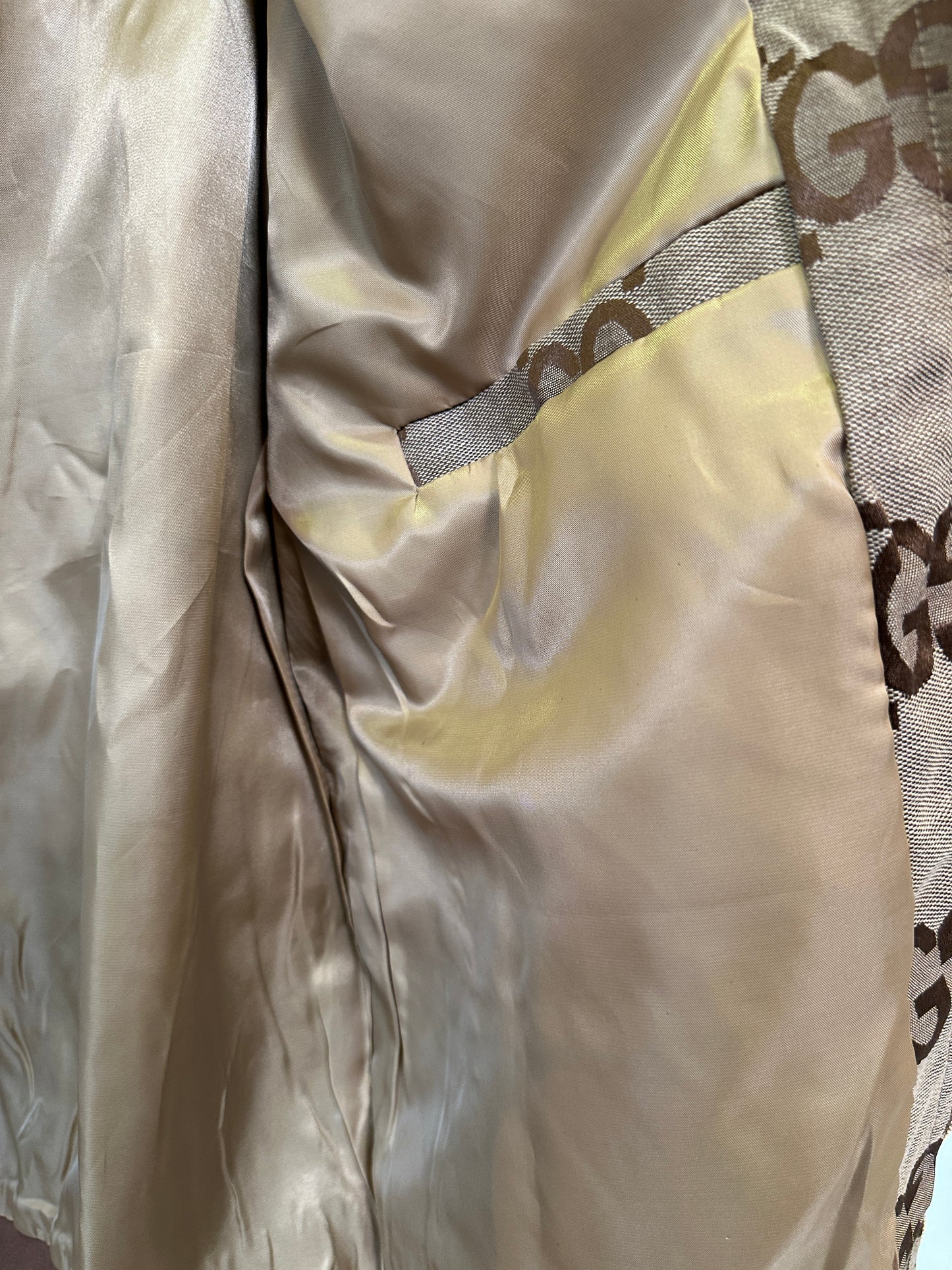 Gucci signature GG Monogram Brown Track Jacket