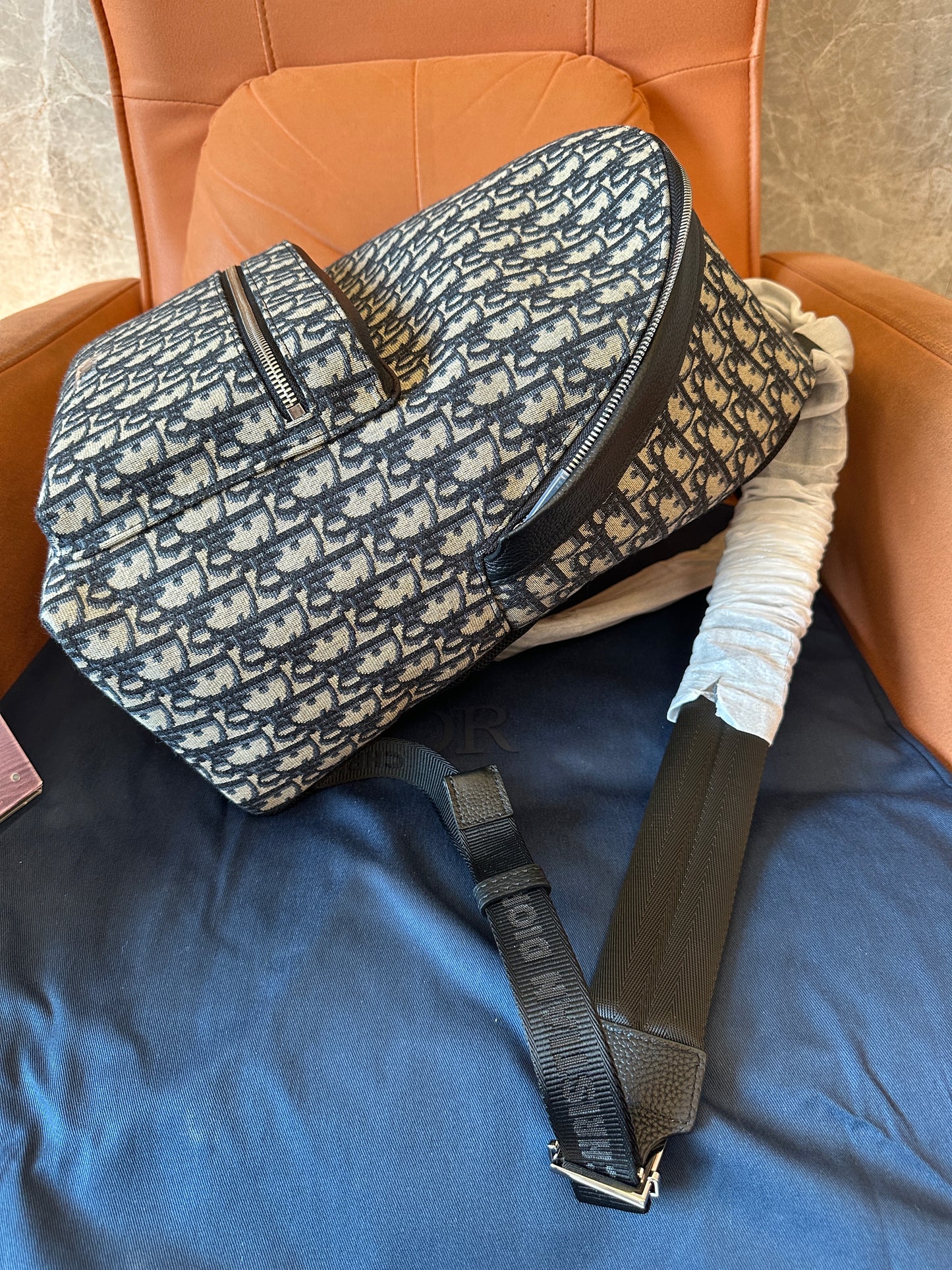 Dior Oblique Canvas Backpack