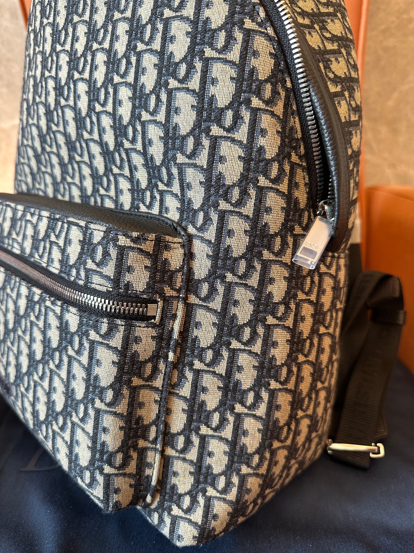 Dior Oblique Canvas Backpack