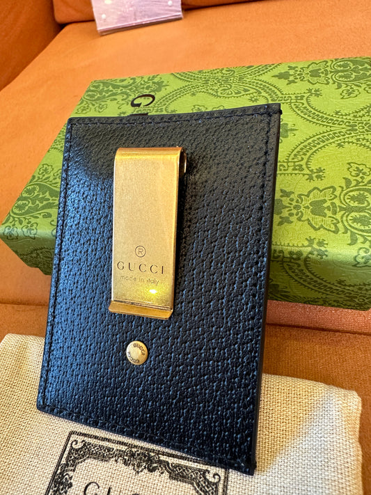 Gucci GG Logo Leather Cardholder