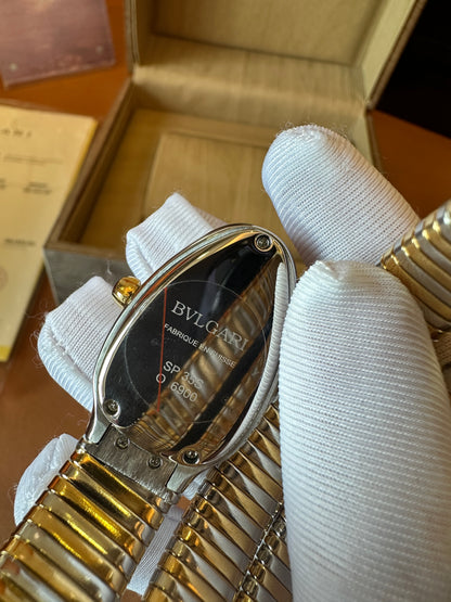 Bvlgari Serpenti Tubogas Diamond Bezel Watch – Two-Coil Bracelet