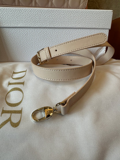 Dior Lady Dior Cannage Quilted Leather Handbag