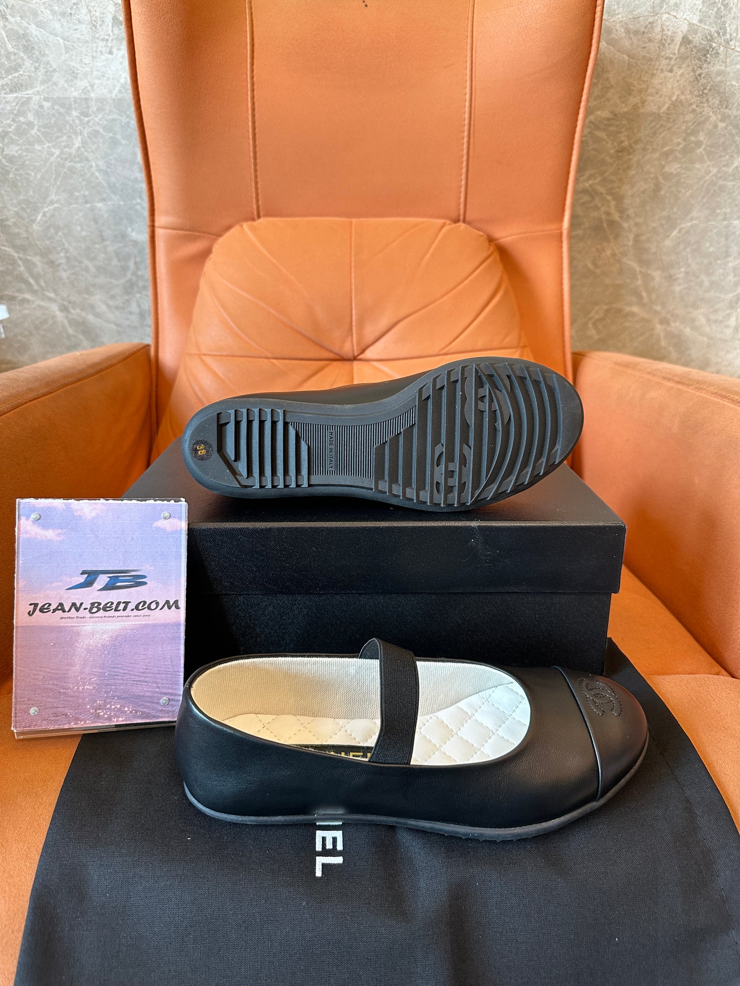 Chanel Quilted Leather Mary Jane Flats