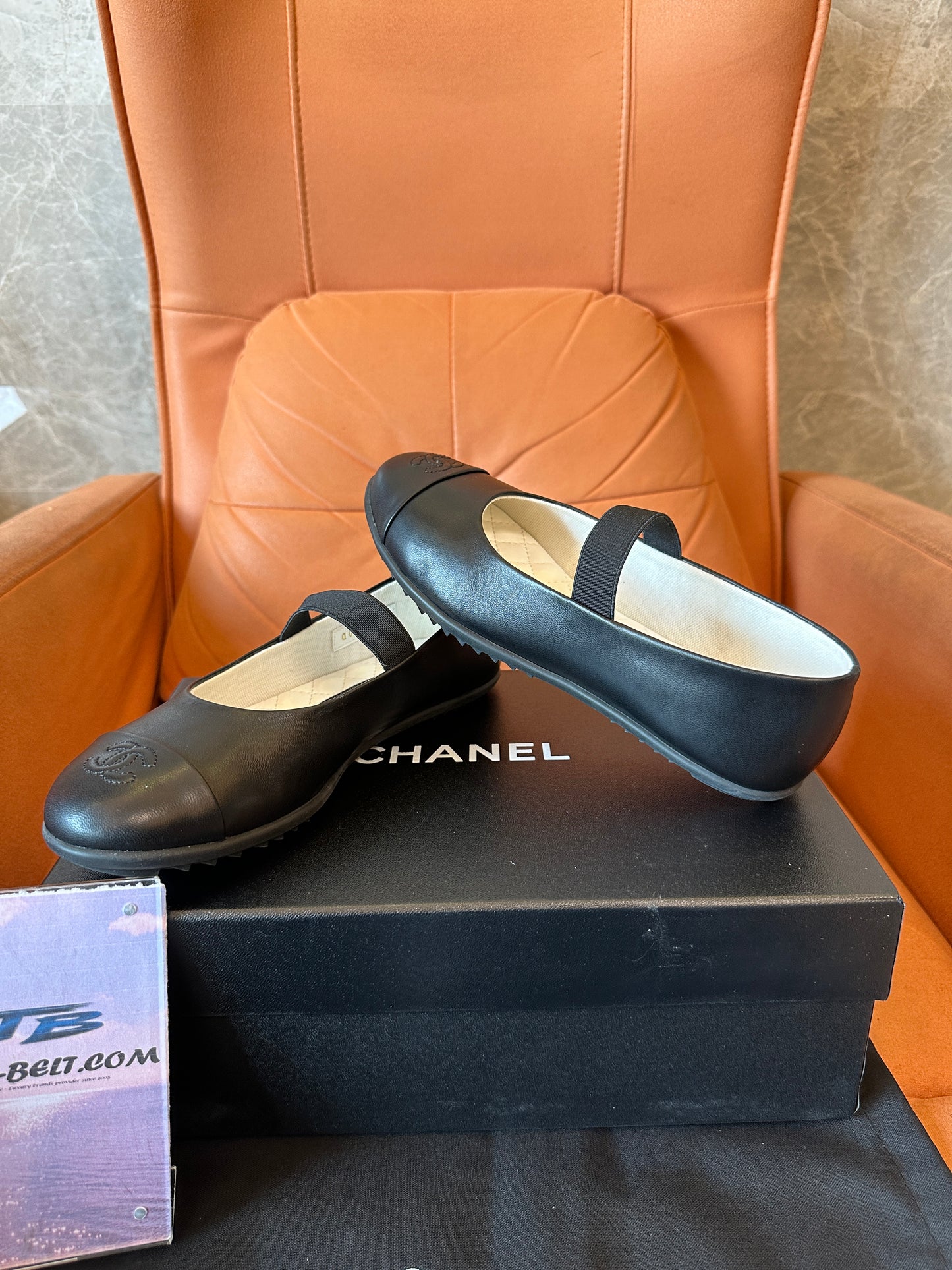 Chanel Quilted Leather Mary Jane Flats