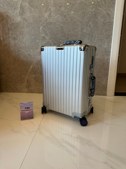RIMOWA Silver Spinner Suitcase with TSA Lock