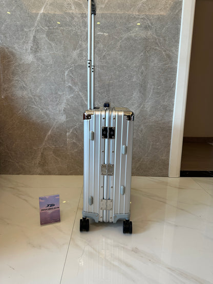 RIMOWA Silver Spinner Suitcase with TSA Lock