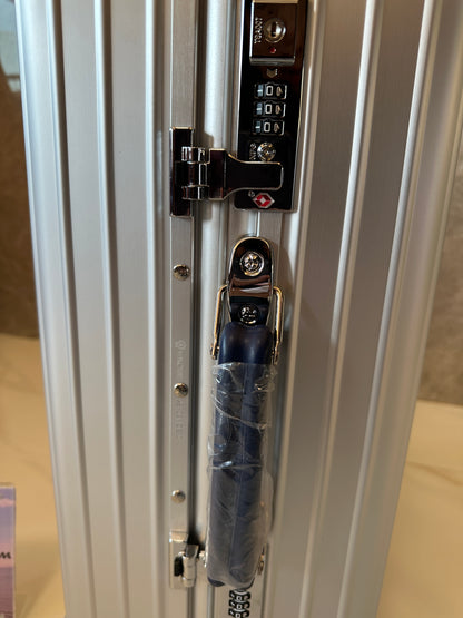 RIMOWA Silver Spinner Suitcase with TSA Lock