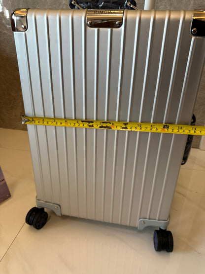 RIMOWA Silver Spinner Suitcase with TSA Lock