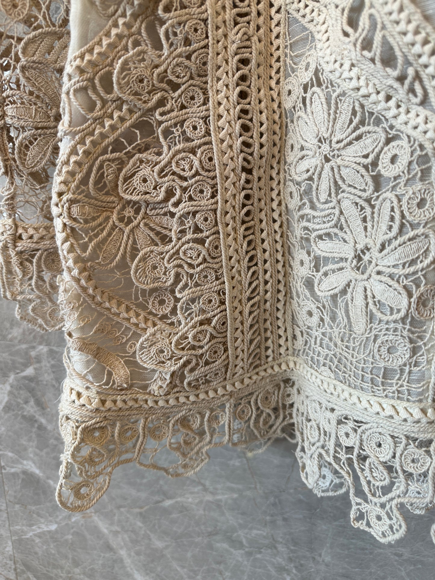 Zimmermann Lace Long Sleeve Mini Dress with Slip