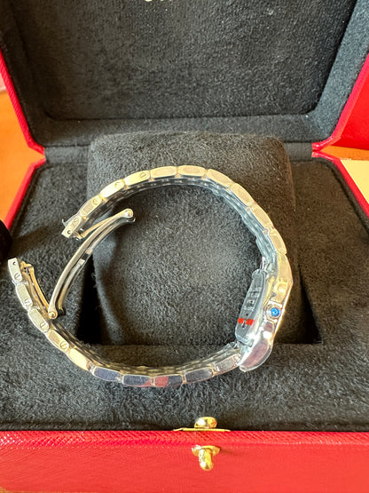 Cartier Tank Française Stainless Steel Watch with Roman Numerals