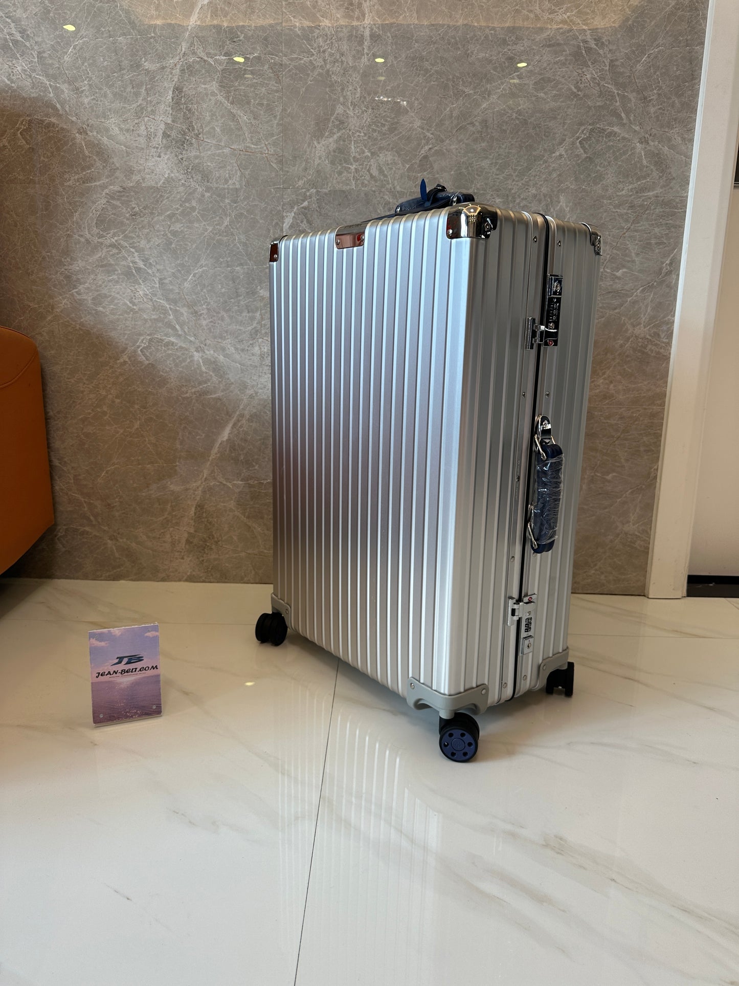 RIMOWA Silver Spinner Suitcase with TSA Lock