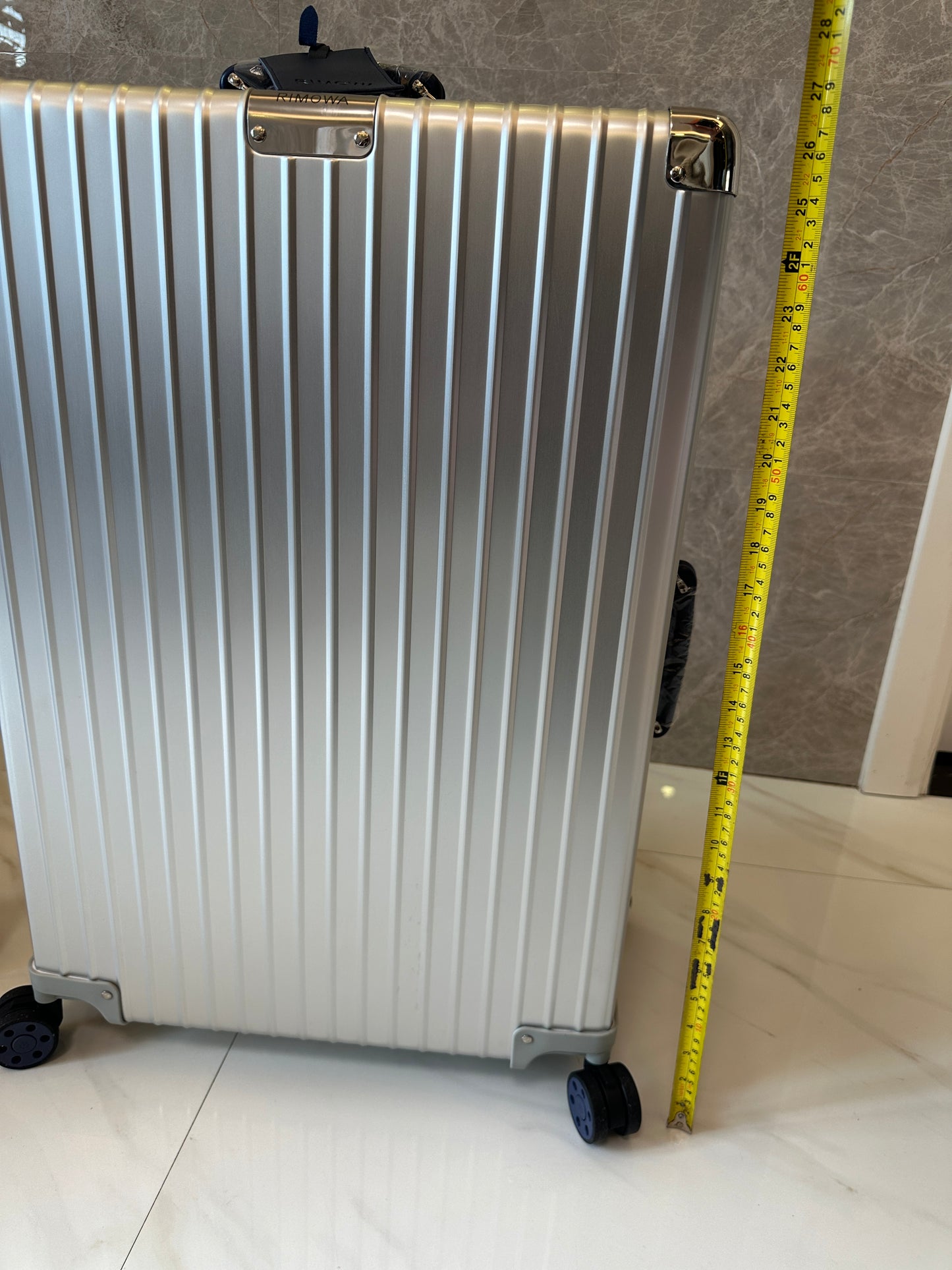 RIMOWA Silver Spinner Suitcase with TSA Lock