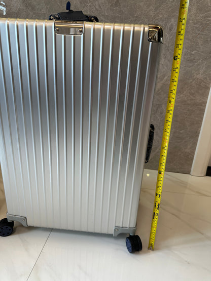 RIMOWA Silver Spinner Suitcase with TSA Lock