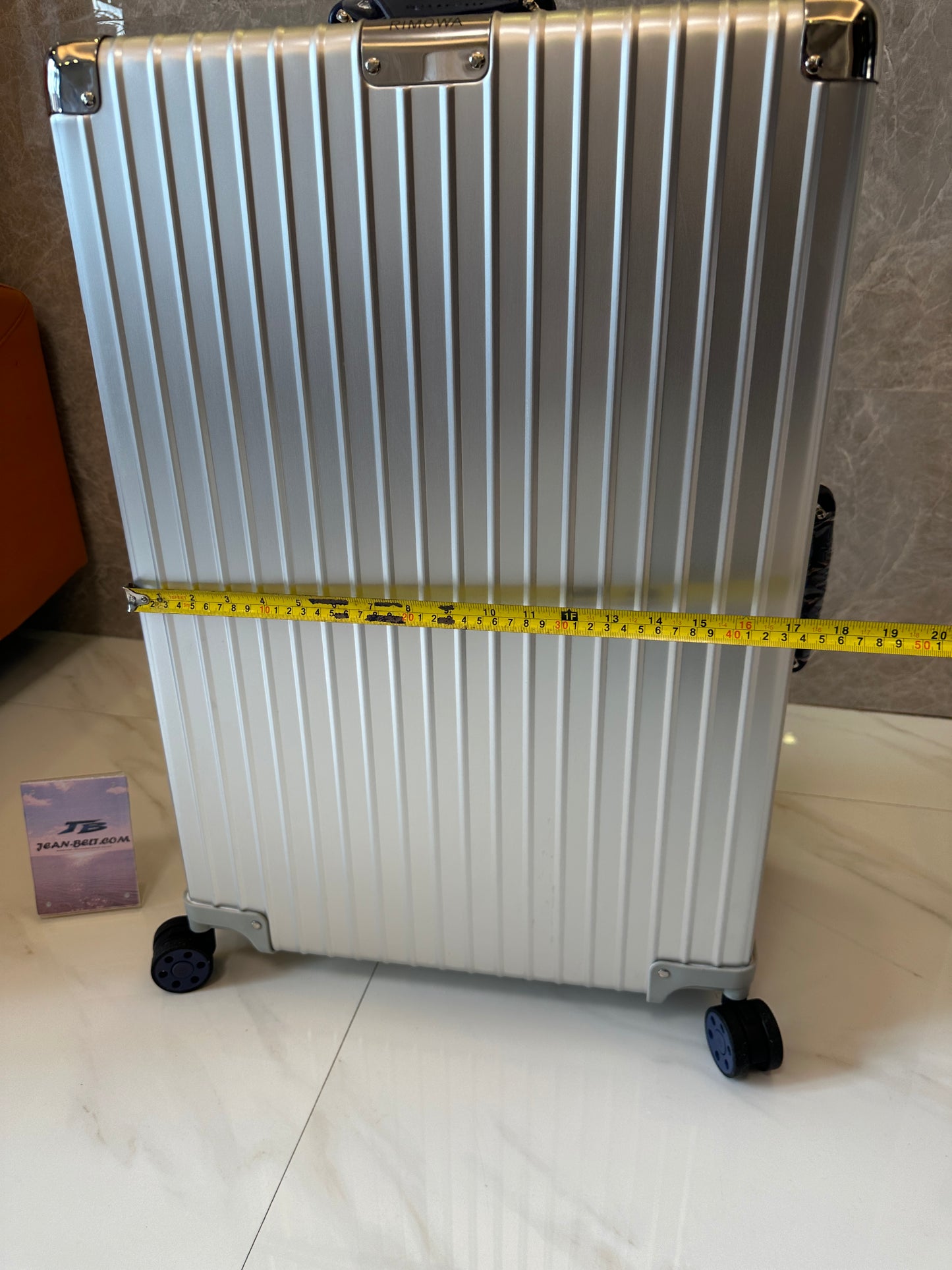 RIMOWA Silver Spinner Suitcase with TSA Lock