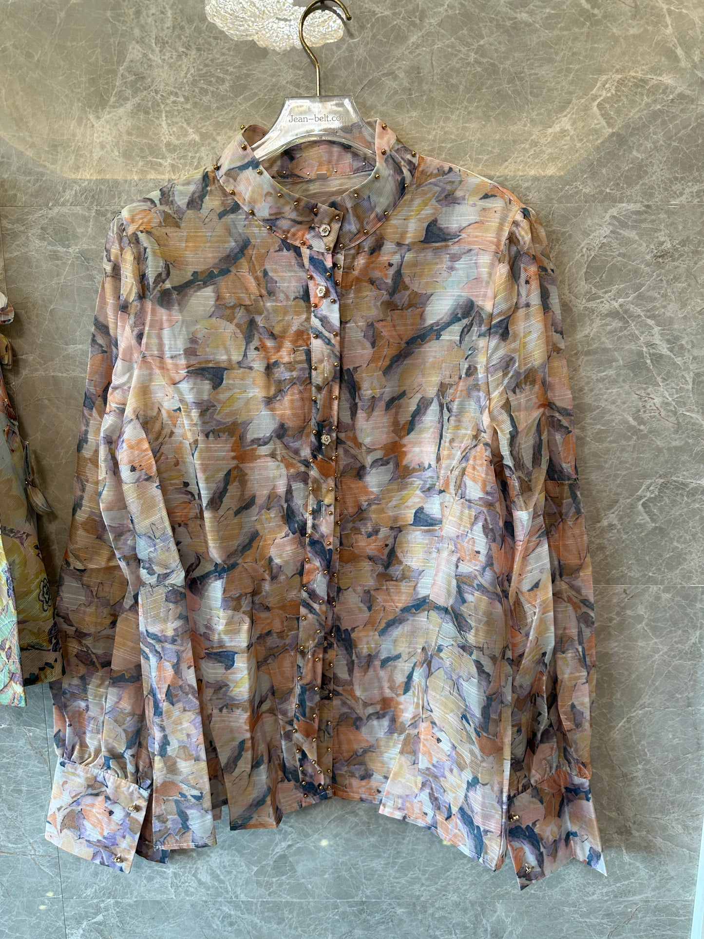 Zimmermann Printed Blouse & Skirt Two-Piece Set