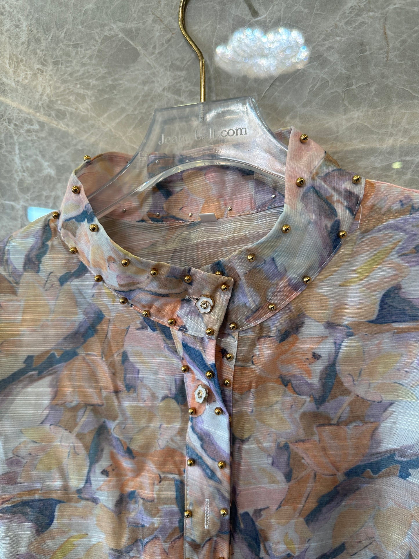 Zimmermann Printed Blouse & Skirt Two-Piece Set